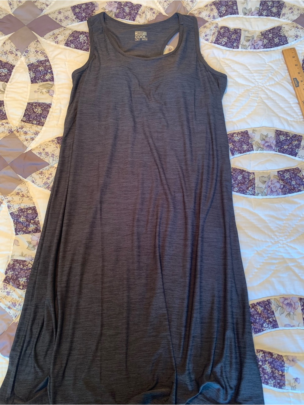 Woman’s Active Tank Dress with shelf bra